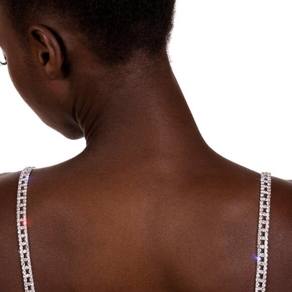 Brazilian Sofia White Gold Crystal Bra Straps | Pair | NWT (Multiple Available) - Picture 3 of 8